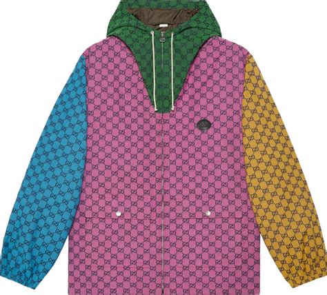 gucci multicolor coat|gucci coats outerwear.